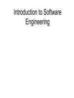 Introduction to Software Engineering ppt
