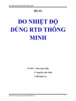 đồ án ''''đo nhiệt độ dùng rtd thông minh''''
