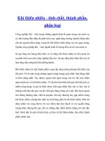 Khí thiên nhiên - tính chất, thành phần, phân loại pot