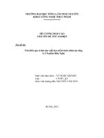 đề tài  tìm hiểu quy trình sản xuất kẹo mềm bơm nhân tại công ty cổ phần hữu nghị
