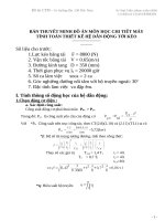 bản thuyết minh đồ án môn học chi tiết máy tính toán thiết kế hệ dẫn động tời kéo