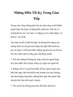 Những Điều Tối Kỵ Trong Giao Tiếp doc