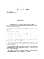 NỘI LỰC TỰ SINH - THÁI KHẮC LỄ docx