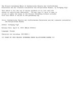 Synthetische Theorie der Cliffordschen Parallelen und der Linearen pot