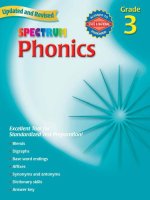 spectrum phonics grade 3