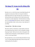 Sử dụng 3C trong truyền thông tiếp thị pdf