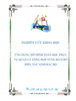 NGHIÊN CU71 KHOA HỌC-ĐỀ TÀI: 