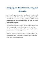 Giúp sếp cải thiện hình ảnh trong mắt nhân viên doc