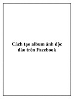Cách tạo album ảnh độc đáo trên Facebook. doc