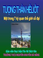TƯỢNG THẦN HÊLIÔT - Một trong 7 kỳ quan thế giới cổ đại pot