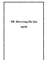 PR: Bên trong lẫn bên ngoài pptx