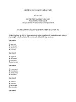 Đề thi thử đại học 14 ppt