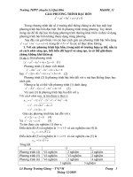 Giải phương trình bậc 4 ppt