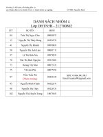 Chương 2: Kế toán vốn bằng tiền và các khoản đầu tư tài chính ở đơn vị hành chính sự nghiệp. pptx