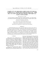 Nghiên cứu xác định đồng thời lượng vết Indi (In), Cadmi (Cd) và Chì (Pb) bằng phương pháp von-ampe hòa tan anot với lớp màng bitmut trên điện cực paste nano cacbon potx