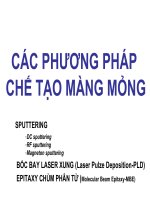 CÁC PHƯƠNG PHÁP CHẾ TẠO MÀNG MỎNG doc