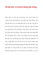 Xã hội hóa và truyền thông đại chúng potx
