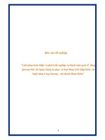 Báo cáo tốt nghiệp: “Giải pháp hoàn thiện và phát triển nghiệp vụ thanh toán quốc tế bằng phương thức tín dụng chứng từ phục vụ hoạt động xuất nhập khẩu tại Ngân hàng Công thương – chi nhánh Hoàn Kiếm” docx