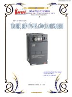 tìm  hiểu biến tần  fr - a 700 của mitshubishi