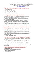 70 CÂU TRẮC NGHIỆM MAC – LENIN CÓ ĐÁP ÁN - NGUYỄN PHƯỚC pdf