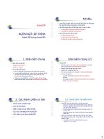 NGÔN NGỮ LẬP TRÌNH AutoLISP trong AutoCAD doc