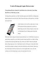 9 cách dễ dàng giữ Apple iPad an toàn ppt