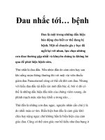 Đau nhắc tới… bệnh docx