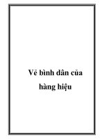 Vẻ bình dân của hàng hiệu doc