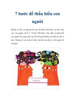 7 bước để thấu hiểu con người pdf