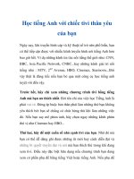 Học tiếng Anh với chiếc tivi thân yêu của bạn pot