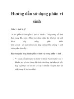 Hướng dẫn sử dụng phân vi sinh docx