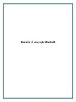 Tìm hiểu về công nghệ Bluetooth pptx