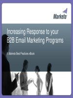 Increasing Response to your B2B Email Marketing Programs A Marke to Best Practices pdf