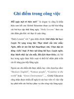 Ghi điểm trong công việc pot