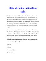 Chiêu Marketing và tiếp thị sản phẩm pdf