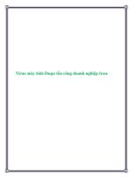 Virus máy tính Duqu tấn công doanh nghiệp Iran ppt