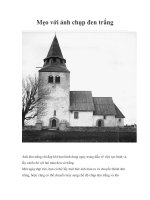 Mẹo với ảnh chụp đen trắng pot