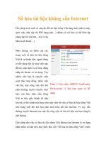 Số hóa tài liệu không cần Internet potx