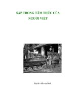 SẬP TRONG TÂM THỨC CỦA NGƯỜI VIỆT potx