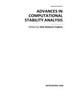 ADVANCES IN COMPUTATIONAL STABILITY ANALYSIS ppt