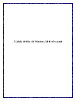 Mã hóa dữ liệu với Windows XP Professional pdf