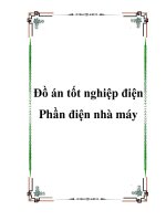 đồ án tốt nghiệp điện - phần điện nhà máy