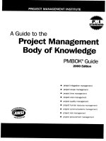 Guide to the Project Management Body of Knowledge pdf