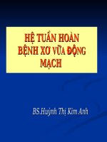 Hệ tuần hoàn bệnh xơ vữa động mạch doc