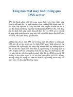 Tăng bảo mật máy tính thông qua DNS server ppt
