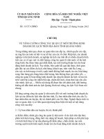 Chỉ thị Số: 11/CT-UBND VỀ TĂNG CƯỜNG CÔNG TÁC QUẢN LÝ MÔI TRƯỜNG KINH DOANH DU LỊCH TRÊN ĐỊA BÀN TỈNH QUẢNG NINH pdf