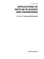 APPLICATIONS OF MATLAB IN SCIENCE AND ENGINEERING potx