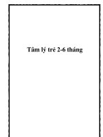 Tâm lý trẻ 2-6 tháng doc