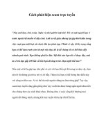 Cách phát hiện scam trực tuyến potx