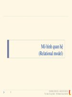 Mô hình quan hệ (Relational model) docx